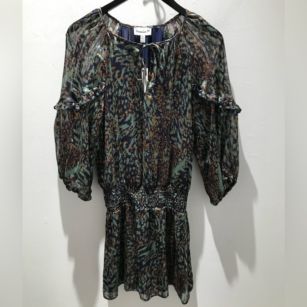 Veronica M Sundress 3/4 Raglan Sleeves